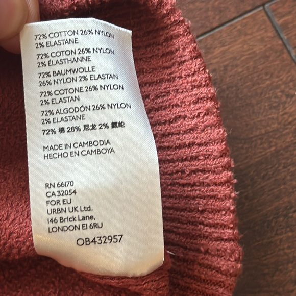 Brand New Free People Ottoman Tunic - Brick - Picture 5 of 6